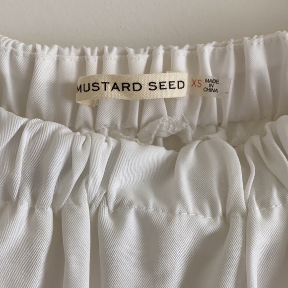 *NWOT* Mustard Seed 3/4 Sleeve Off-Shoulder Blouse - Picture 5 of 15